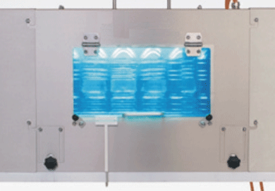 Unsere Abfülllösung: Schritt 2 (UV-Tunnel)